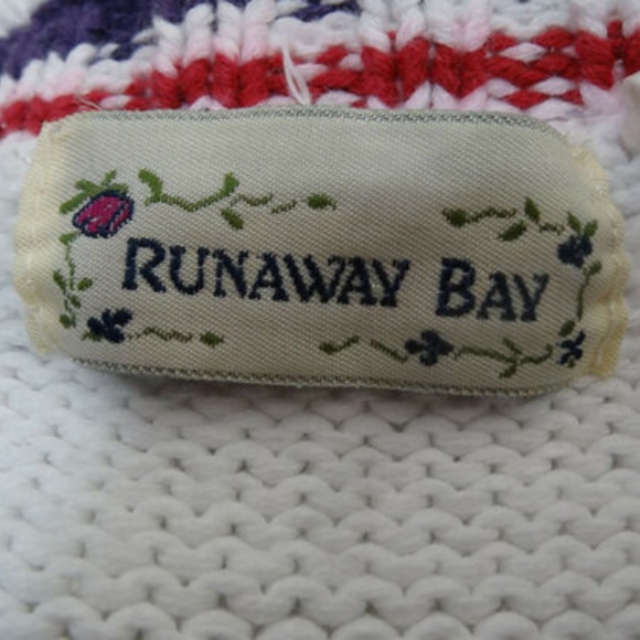 Runaway Bay Knit Sweater Pullover Yarn Cotton M - Picture 6 of 6